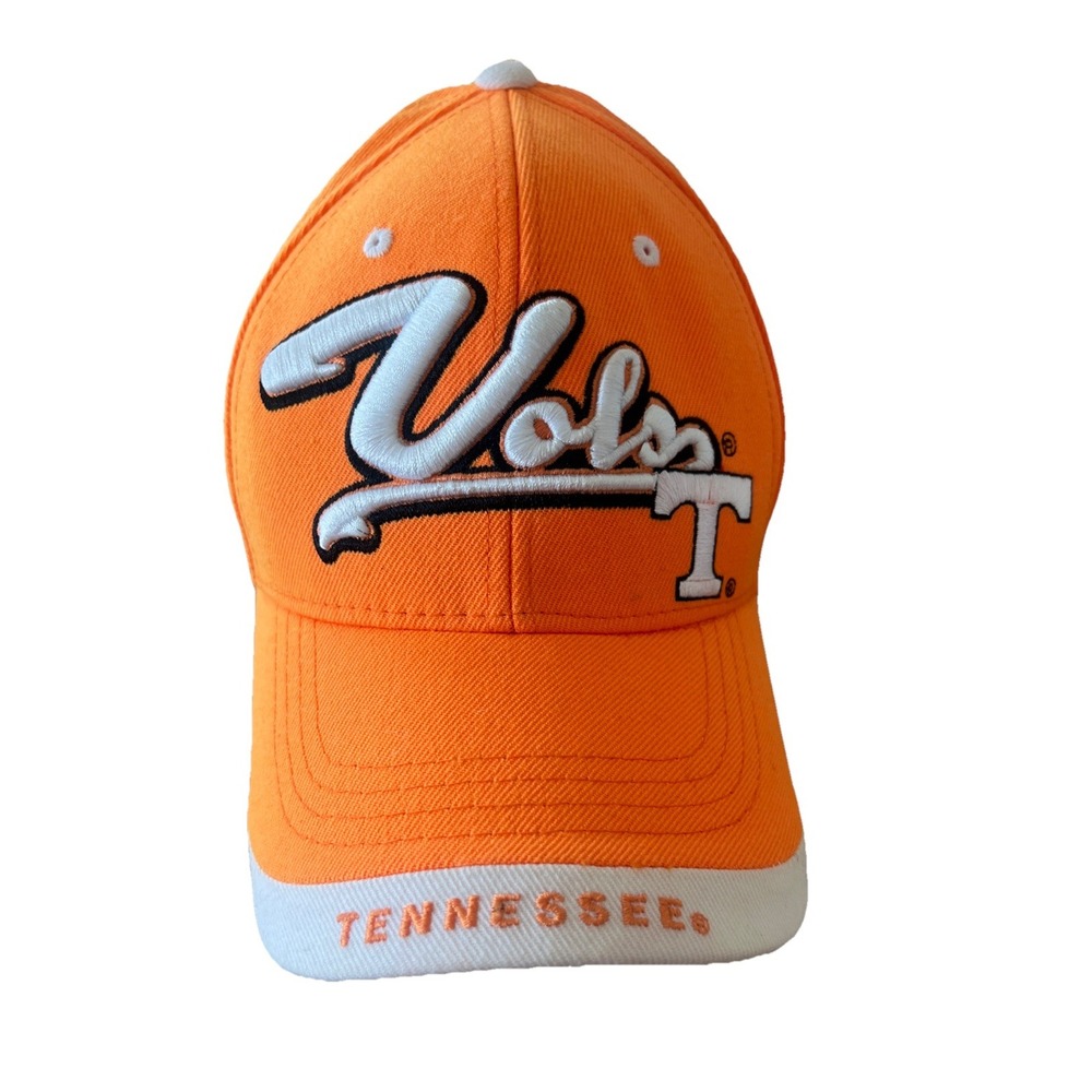 Tennessee Volunteers TOP OF THE WORLD Vols Snapback Hat Orange Vtg 90s RARE